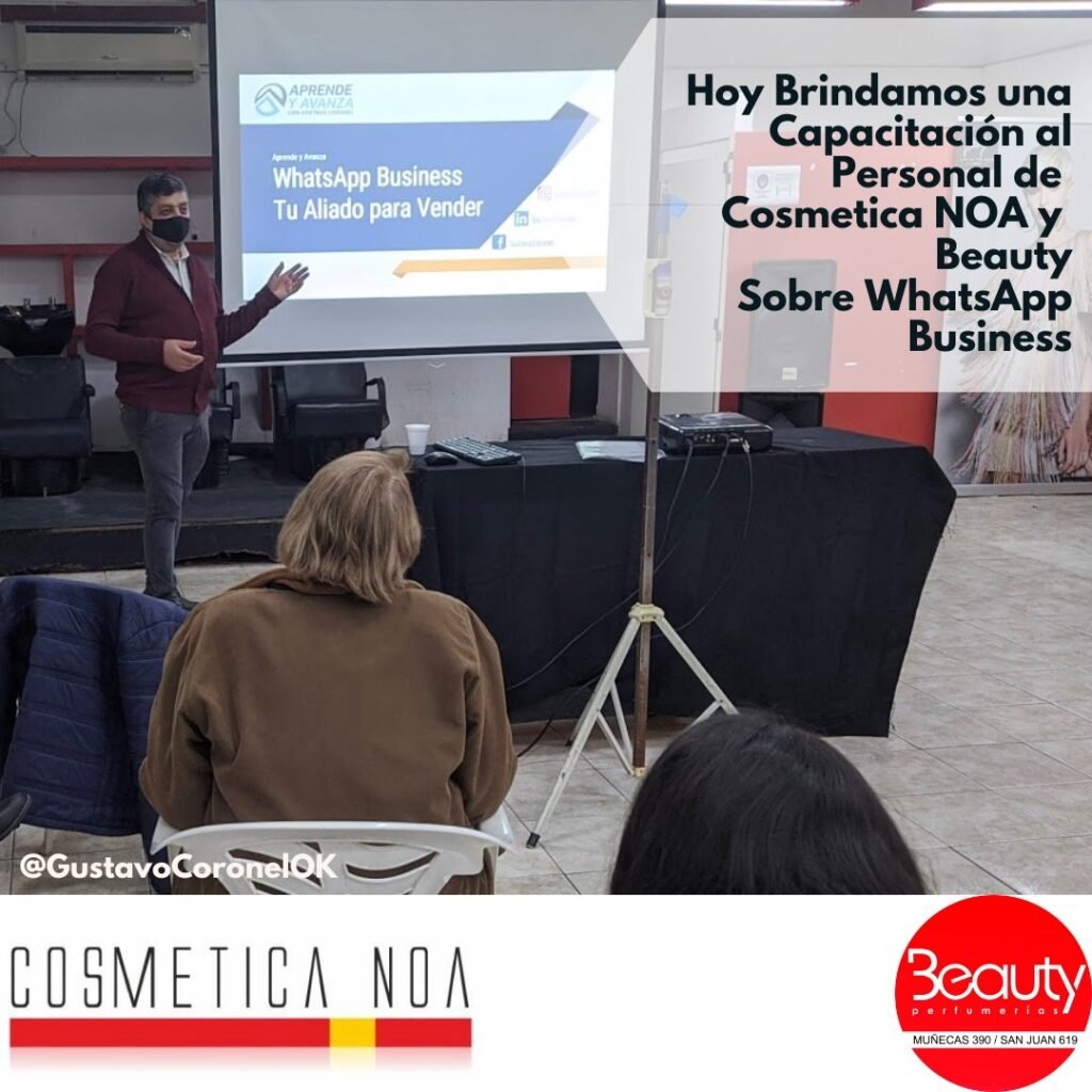 Capacitación al Personal de Cosmética NOA y @beauty_perfumerias
