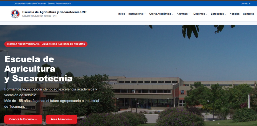 Rediseño del Portal Institucional EAS – UNT
